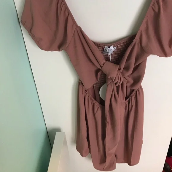 NWT Princess Polly Egan Playsuit Romper Smocked Cut Out Size US 4/S - Picture 6 of 12